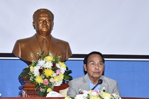 ສະຫາຍ ບຸນທອງ ຈິດມະນີ ເນັ້ນ ວຽກງານກໍ່ສ້າງພັກ-ພະນັກງານ ແລະ ການປັບປຸງກົງຈັກການຈັດຕັ້ງ ແຕ່ນີ້ຫາກອງປະຊຸມໃຫຍ່ຄັ້ງທີ XII ຂອງພັກ ໃຫ້ມີຜົນສໍາເລັດ