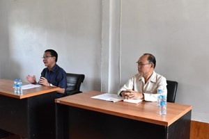 ເຈົ້ານະຄອນໄກສອນ ໂອ້ລົມປະຊາຊົນທີ່ຖືກຜົນກະທົບຈາກໂຄງການກໍ່ສ້າງເສັ້ນທາງ