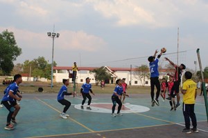 ບານສົ່ງຊາຍ ມສ ກະລຶມ ຍາດໄດ້ອັັນດັບທີ I ສ່ວນປະເພດຍິງ ມສ ທ່າແຕງ