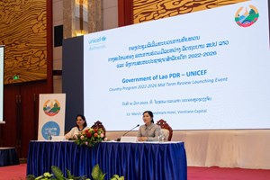 ລັດຖະບານ ແລະ ອົງການອຸຍນີເຊັບ ທົບທວນກາງສະໄໝແຜນງານການຮ່ວມມື