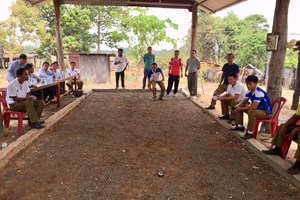 ປກສ ເມືອງສຸຂຸມາ ແຂ່ງຂັນກິລາຂໍ່ານັບຮັບຕ້ອນ ວັນສ້າງຕັ້ງກຳລັງປ້ອງກັນຄວາມສະຫົງບ 