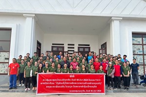 ສະຫະພະພັນແມ່ຍິງ ຮວຜທ ຈັດກິດຈະກຳຍ່າງເພື່ອສຸຂະພາບ ສະຫລອງວັນແມ່ຍິງສາກົນ 