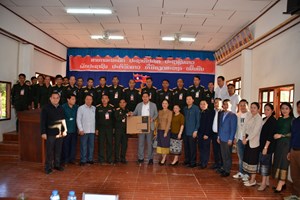 ຫົວໜ້າ ຫສນຍ ຢ້ຽມຢາມກອງພັນນ້ອຍ 19 ແລະ ຊຸກຍູ້ການຜະລິດຂອງປະຊາຊົນ ຢູ່ແຂວງຜົ້ງສາລີ 