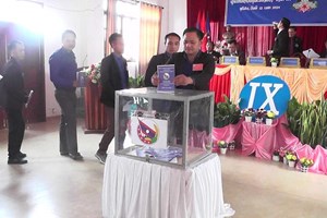 ກອງປະຊຸມໃຫຍ່ຜູ້ແທນຊາວໜຸ່ມ ທົ່ວເມືອງແບງ ຄັ້ງທີ IX ໄດ້ໄຂຂຶ້ນຢ່າງສະຫງ່າຜ່າເຜີຍ