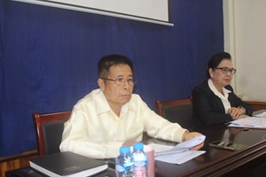 ກອງປະຊຸມກາງສະໄໝຂອງໜ່ວຍພັກພະແນກຍຸຕິທຳຫຼວງນໍ້າທາ