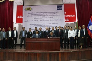 ລົງນາມກໍ່ສ້າງທາງອ້ອມຮອບສະຖານີລົດເມດ່ວນ BRT