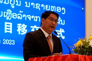 ມອບ-ຮັບ  ໂຮງຮຽນ ມ.ສ ນາຊາຍທອງ