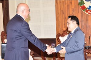 ປະທານອົງການກວດສອບແຫ່ງລັດ ຕ້ອນຮັບ ທູດ ສ ຕວັກກີ ປະຈຳ ສປປ ລາວ