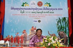 ໄຊຍະບູລີ ຈະຈັດງານມະຫະກຳບຸນຊ້າງ ໄປພ້ອມກັບການເປີດປີທ່ອງທ່ຽວລາວ 2024