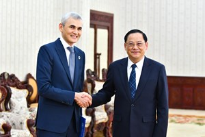 ນາຍົກ ຕ້ອນຮັບບັນດາທູຕານຸທູດ ແລະ ຫົວໜ້າອົງການຈັດຕັ້ງສາກົນ