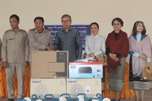  ເຈົ້າແຂວງຫຼວງນໍ້າທາ ເຄື່ອນໄຫວຢ້ຽມຢາມໂຮງຮຽນ ມ.ສ ສາມັກຄີ 