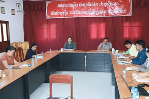 ຖວທແຂວງຫຼວງພະບາງແລະເມືອງຈອມເພັດຫາລືເພື່ອຮອງຮັບເປັນເມືອງທ່ອງທ່ຽວສະອາດອາຊຽນ