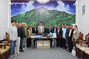 LKFA-KLFA ມອບເຄື່ອງຊ່ວຍເຫຼືອໃຫ້ແຂວງໄຊສົມບູນ