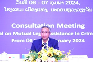 ທາບທາມຮ່າງປຶ້ມຄູ່ມືວ່າດ້ວຍການຮ່ວມມືລະຫວ່າງປະເທດທາງອາຍາ