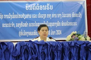 ຄະນະນຳ ຄອສພ ຢ້ຽມຢາມ ແລະ ເຮັດວຽກ ຢູ່ເມືອງຈອມເພັດ