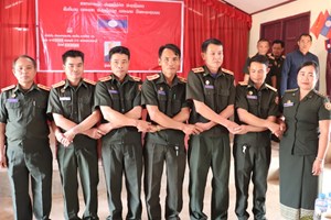 ທະຫານກອງພັນ 410 ເປີດອົບຮົມຫັດແອບການທະຫານປະຈໍາ ປີ 2024