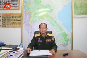 ພົນຈັດຕະວາ ສາຍສະໝອນ ໄຊພູບານ ນັກປະພັນທີ່ດີເດັ່ນສ້າງຜົນງານຮັບໃຊ້ກອງທັບ