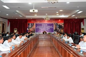 ປະທານສານປະຊາຊົນສູງສຸດ ເຄື່ອນໄຫວຊີ້ນໍາວຽກງານຢູ່ແຂວງສາລະວັນ