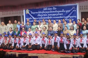 ມອບ-ຮັບໂຄງການກໍ່ສ້າງໂຮງຮຽນມັດທະຍົມຕອນຕົ້ນ ເມືອງນາແລ ແຂວງຫຼວງນໍ້າທາ