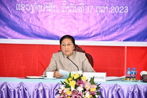 ທ່ານນາງ ປານີ ຢາທໍ່ຕູ້ ເນັ້ນໃຫ້ການນຳແຂວງຈໍາປາສັກເອົາໃຈໃສ່ບາງບັນຫາ  ເພື່ອກະກຽມຕ້ອນຮັບປີທ່ອງທ່ຽວລາວ 2024