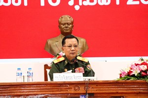 ສະຫຼຸບວຽກງານ ປກຊ-ປກສ 3 ແຂວງພາກກາງ 1 ກອງພົນປະຈໍາປີ 2023