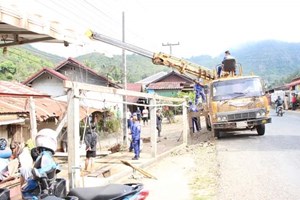 ປີ2023ການຂະຫຍາຍການຊົມໃຊ້ໄຟຟ້າສູ່ຊົນນະບົດດ້ວຍຫຼາຍຮູບແບບ ໄດ້ ແລ້ວ 95,72%