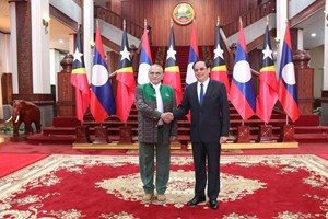 ນາຍົກລັດຖະມົນຕີ ແຫ່ງ ສປ ລາວ ພົບປະກັບ ປະທານາທິບໍດີ ແຫ່ງ ສປ ຕີມໍ-ເລັດສະເຕ