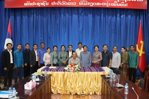 ຮອງປະທານ ສນຊ ລົງຊຸກຍູ້ກະກຽມ ດໍາເນີນກອງປະຊຸມໃຫຍ່ 3 ຂັ້ນຂອງແນວລາວສ້າງຊາດ