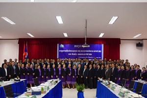 ສໍາເລັດກອງປະຊຸມສະຫຼຸບການເຄື່ອນໄຫວທນບ ປີ 2023