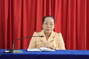 ຮອງປະທານ ສນຊ ເຄື່ອນໄຫວຊຸກຍູ້ວຽກງານຢູ່ແຂວງອຸດົມໄຊ