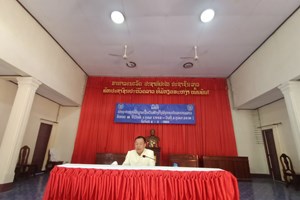 ເມືອງຄອບ ປະຖະກະຖາວັນສ້າງຕັ້ງກໍາມະບານລາວ 