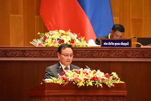 ການຈັດຕັ້ງປະຕິບັດແຜນງົບປະມານ ກາງສະໄໝ 5 ປີ2021-2025 ແມ່ນປະຕິບັດລາຍຮັບໄດ້ທັງໝົດ 80.704 ຕື້ກີບ