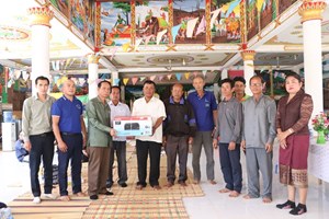 ພະແນກ ຖວທ ແຂວງຄຳມ່ວນ ລົງຊຸກຍູ້ ເພື່ອປະເມີນຄືນບ້ານວັດທະນະທຳ ໂຄກສະຫວ່າງ