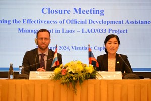 ປິດໂຄງການສ້າງຄວາມເຂັ້ມແຂງໃຫ້ແກ່ການຄຸ້ມຄອງການຊ່ວຍເຫຼືອທາງການ ໃນ ສປປ ລາວ