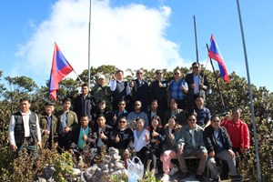 ຈອມພູເບ້ຍ ມີອາກາດໜາວເຢັນ ອຸນຫະພູມສະເລ່ຍປະມານ 4 ຫາ 6 ອົງສາ