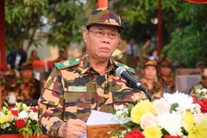 ມອບ-ຮັບຄໍາສັ່ງປ້ອງກັນກອງປະຊຸມສຸດຍອດອາຊຽນຄັ້ງທີ 44,45