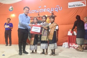 ອົງການສຸພະນິມິດ  ຈັດກິດຈະກຳສາມັກຄີຊຸມຊົນ 