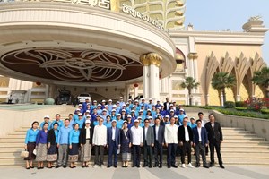 3 ອົງການຈັດຕັ້ງມະຫາຊົນ ຄອສພ ຢ້ຽມຢາມເຂດເສດຖະກິດພິເສດສາມຫຼ່ຽມຄຳ