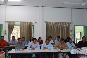 ຄະນະນຳສາທາລະນະສຸກຫຼວງພະບາງຊຸກຍູ້ວຽກງານຢູ່ເມືອງງອຍ