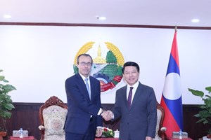 ທ່ານຮອງນາຍົກ ຕ້ອນຮັບ ຜູ້ຊ່ວຍເລຂາທິການໃຫຍ່ອົງການ ສປຊ