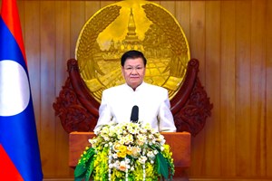 ຄໍາອວຍພອນປີໃໝ່ລາວຂອງທ່ານ ທອງລຸນ ສີສຸລິດເລຂາທິການໃຫຍ່ປະທານປະເທດ ເນື່ອງໃນໂອກາດສົ່ງທ້າຍປີເກົ່າ ພ.ສ 2566, ຕ້ອນຮັບປີໃໝ່ ພ.ສ 2567