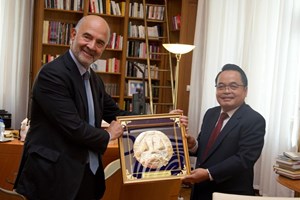 ຄະນະຜູ້ແທນອົງການກວດສອບແຫ່ງລັດ ເດີນທາງພົບປະກັບສານກວດສອບບັນຊີຝຣັ່ງ 