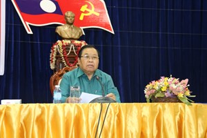 ສນຫລ ປາຖະກະຖາວັນຊາດ ແລະ ວັນເກີດປະທານໄກສອນ ພົມວິຫານ 