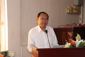 ເມືອງສີໂຄດຕະບອງເກັບກ່ຽວຜົນຜະລິດເຂົ້ານາປີ ໄດ້ 3.510 ໂຕນ