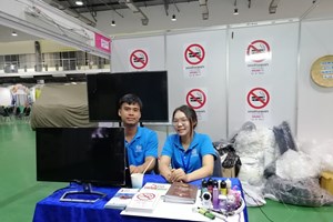 ສາທາເຕືອນ! ສູບຢາໃນເຂດຫ້າມສູບຜູ້ລະເມີດຈະຖືກປັບໃໝ