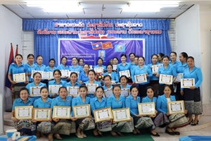 ແມ່ຍິງພະແນກກະສິກໍາ-ປ່າໄມ້ແຂວງຄໍາມ່ວນດໍາເນີນກອງປະຊຸມໃຫຍ່ຄັ້ງທີ VI