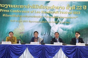 ງານມະຫະກຳສີມືຫັດຖະກຳລາວ ຄັ້ງທີ22 ຈະມີຫົວໜ່ວຍທຸລະກິດເຂົ້າຮ່ວມ 200 ກວ່າຮ້ານ