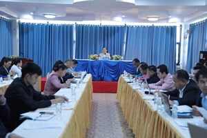 ກອງປະຊຸມຝຶກອົບຮົມຍົກສູງຄວາມສາມາດດ້ານເນື້ອໃນໃຫ້ ສພຂ 6 ແຂວງ