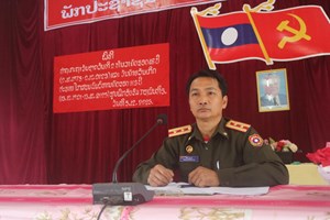 ສູນຝຶກອົບຮົມ ກອງພົນທີ 3 ປາຖະກະຖາມູນເຊື້ອ 2 ວັນປະຫວັດສາດ