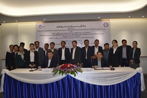 ລົງນາມແກ້ໄຂບັນຫາລະເບີດບໍ່ທັນແຕກທີ່ຕົກຄ້າງຢູ່ແຂວງຜົ້ງສາລີ